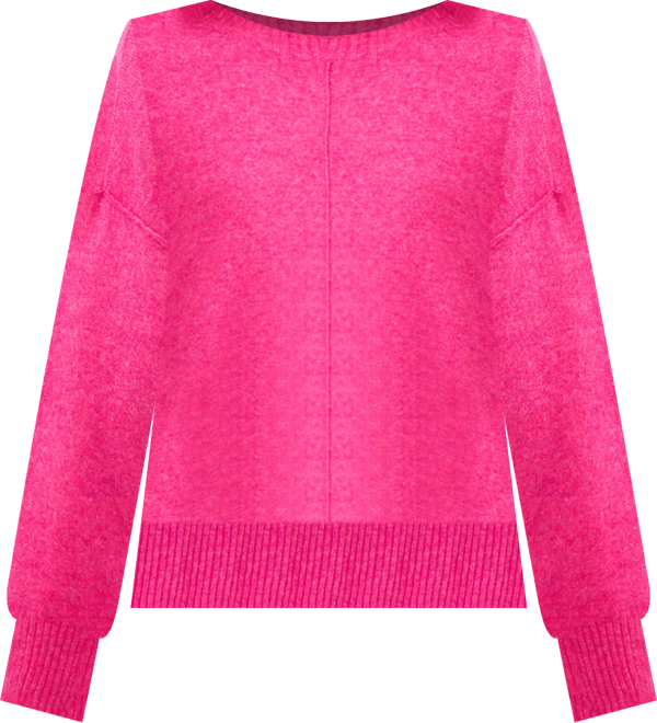 Women's Cozy Crewneck Long-Sleeve Extend-Shoulder Sweater