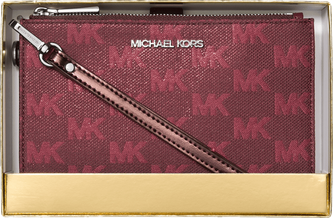 Jet Set Double Zip Wristlet