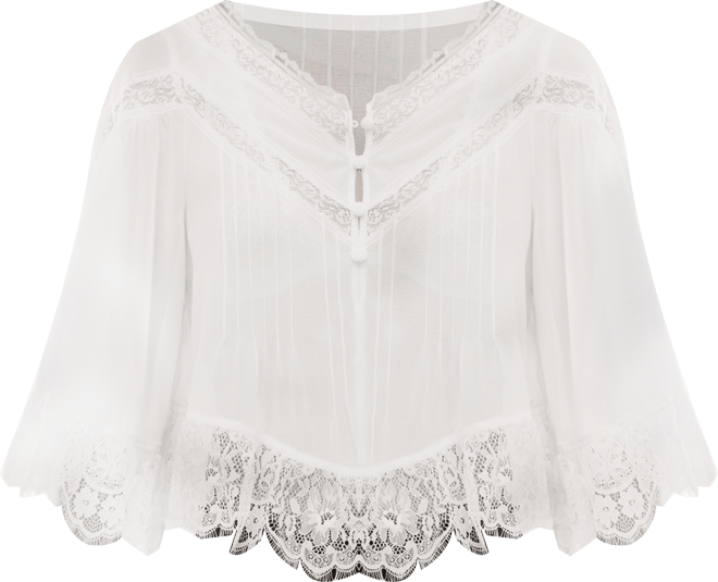 Women's Bali Midnight Rain V-Neck Top