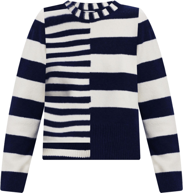 Women's Combined striped sweater