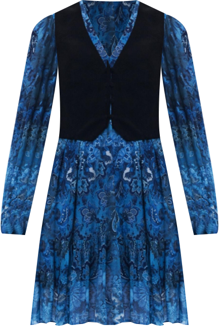 Women's 2-in-1 vest dress