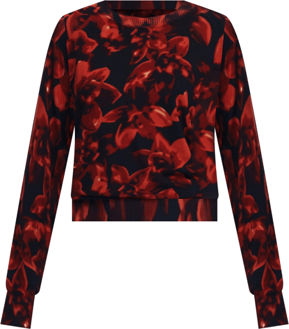 Women's Lightweight floral sweater