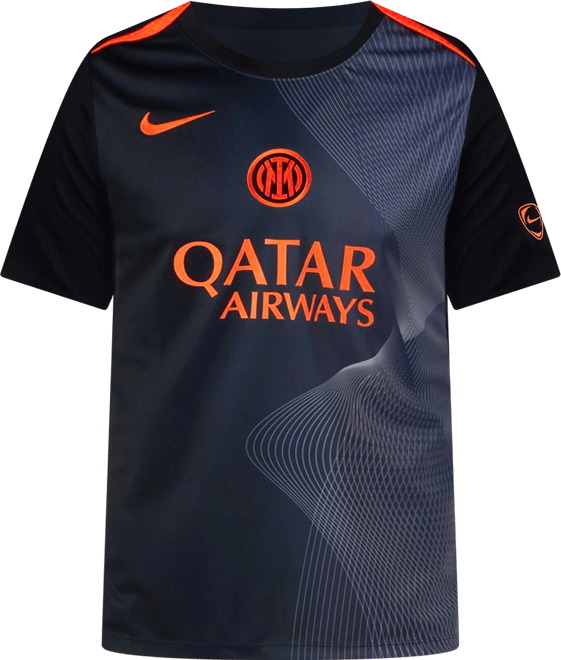 Inter Milan Academy Pro Third Big Kids' Nike Dri-FIT Total 90 Soccer Pre-Match Top