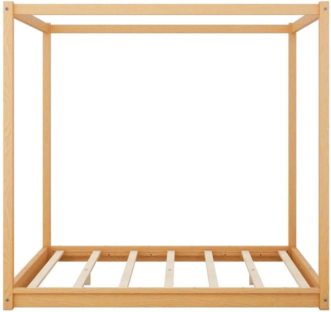 Streamdale Queen Size Canopy Platform Bed With Support Legs