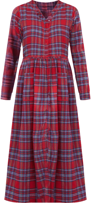 Only Neccessities Only Necessities Plus Size Flannel Plaid Lounger