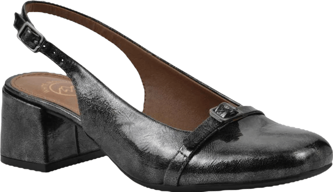 Women's Later Slingback Block Heel Pumps