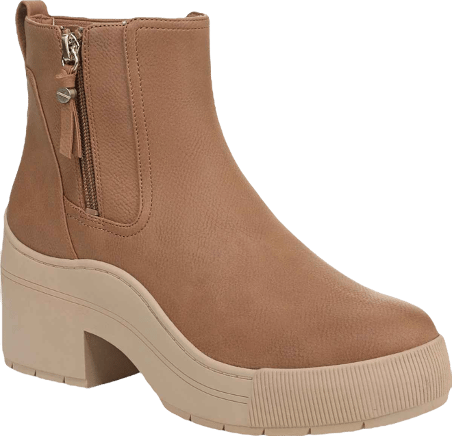 Women's Time Off Up Zip Platform Short Boots