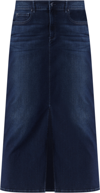 Women's Five Pocket Straight Cut Maxi Skirt