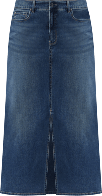 Women's Five Pocket Straight Cut Maxi Skirt