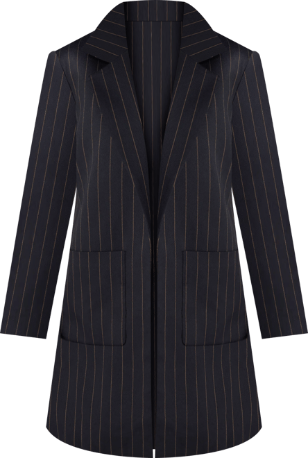 Women's Pinstripe Patch Pocket Jacket