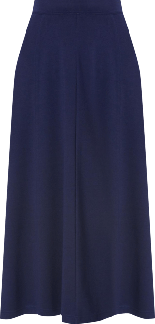 Plus Size Ponte Knit A-Line Skirt