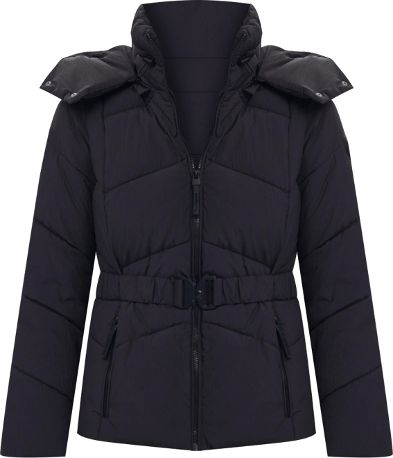 Women's Belted padded jacket