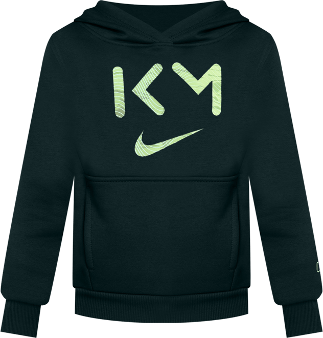 Kylian Mbappé Club Fleece Big Kids' Nike Dri-FIT Soccer Hoodie
