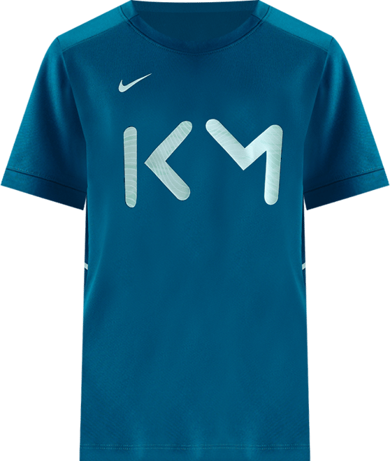 Kylian Mbappé Academy Older Kids' Nike Dri-FIT Football Short-Sleeve Top