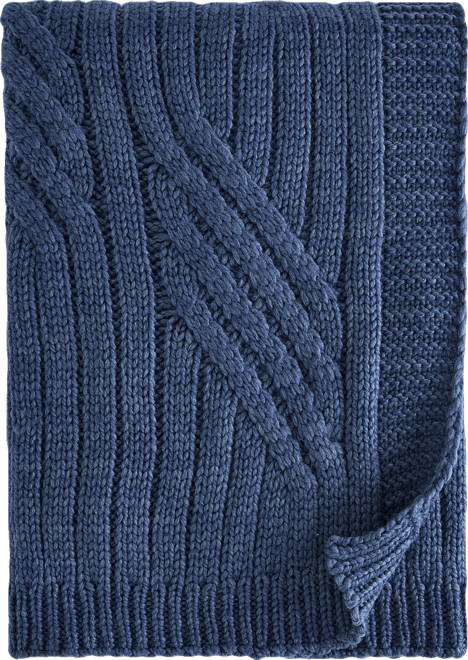 Sweater-Knit Throw, 50" x 60", Macy's Exclusive