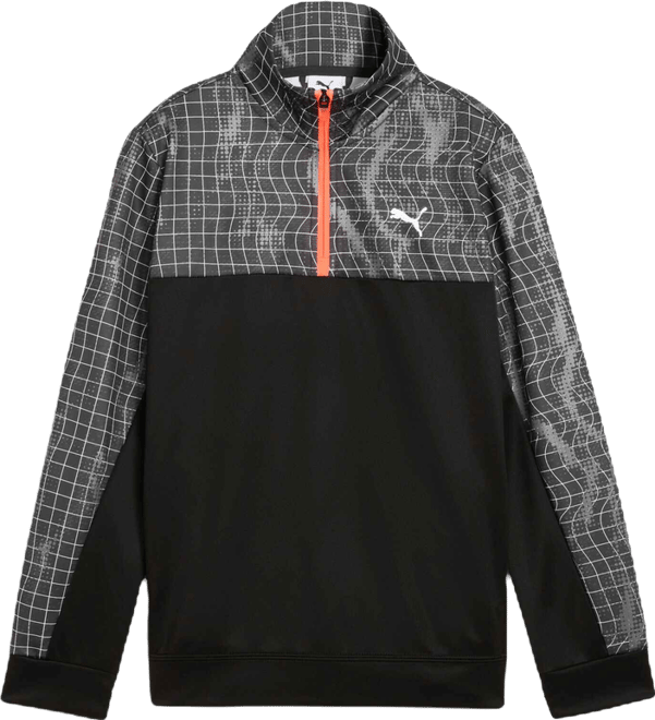 PUMA Train All Day Essentials Big Kids' Quarter-Zip Pullover