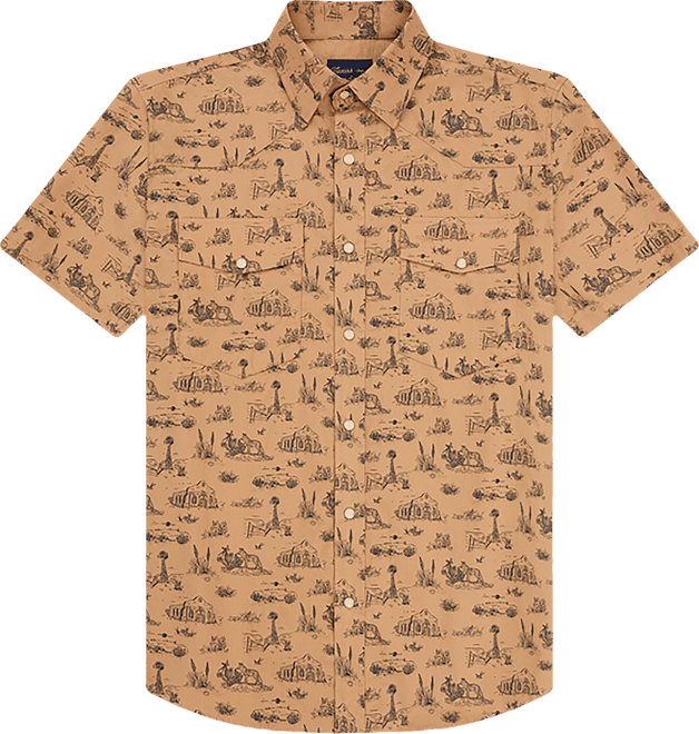 Texas Standard Men's Ranger Pearl Snap Short Sleeve Shirt | Academy