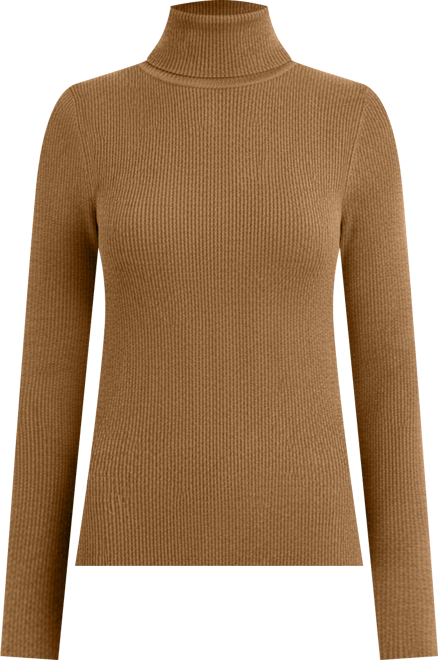Ribbed Turtleneck Sweater