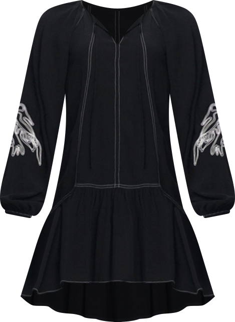 Women's Embroidered Boho dress