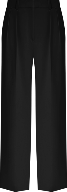 Women's High-Rise Pleat Detail Pants