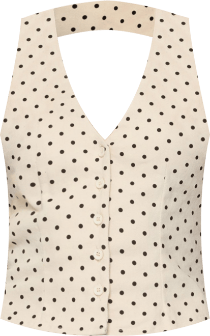 Women's Twyla Polka Dot Halter Top