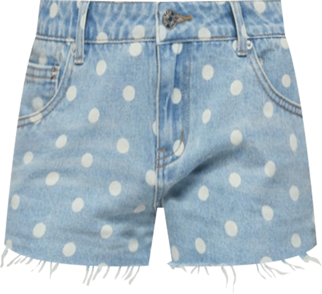 Women's Josie Polka Dot Denim Shorts