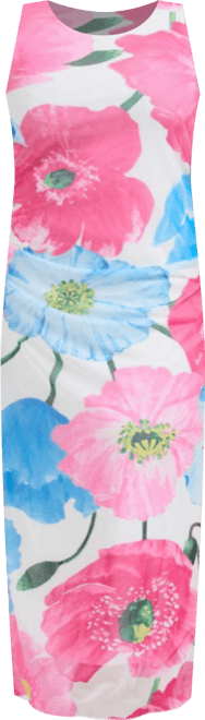 Women's Curve Mesh Maxi Dress