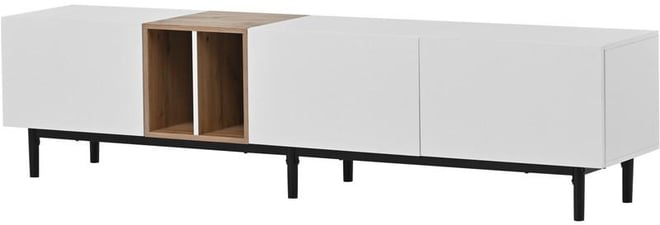 Casainc 80" Tv Stand with 3 Doors, Media Console Table, Entertainment Center with Large Storage Cabinet