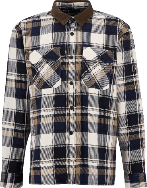 Men's Grasmoor Relaxed Fit Long Sleeve Check Button-Front Shirt