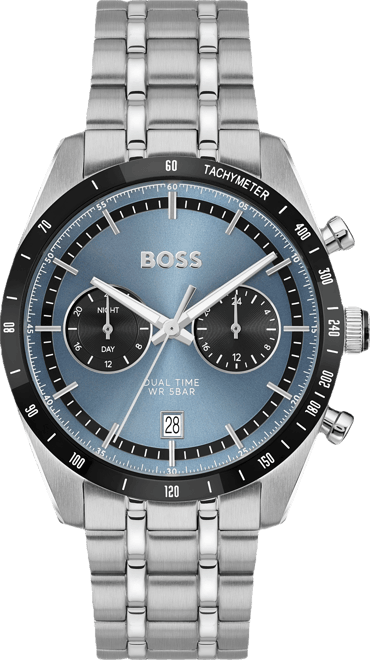 Men's Tourmaster Quartz Multifunction Stainless Steel Watch, 41mm