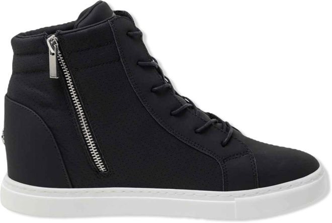 Women's Black Wedge Sneaker