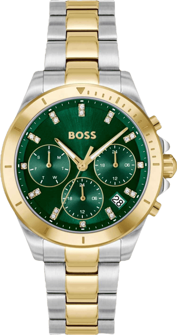 Women's Alley Quartz Multifunction Two Tone Stainless Steel Watch, 36mm