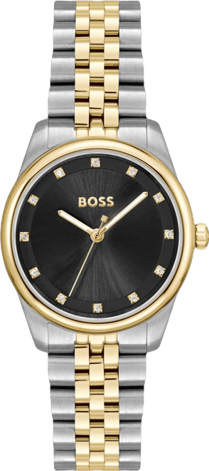 Women's Graceful Precious Quartz Basic Two Tone Stainless Steel Watch, 32mm