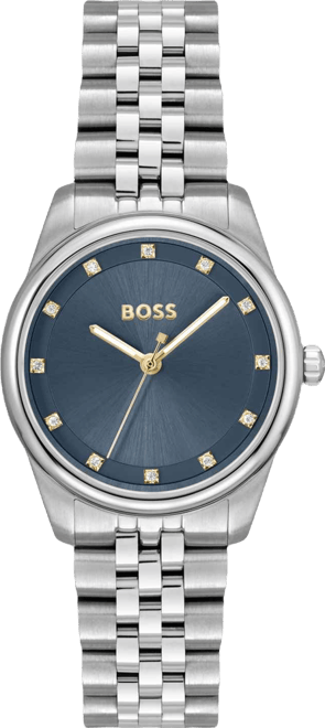 Women's Graceful Precious Quartz Basic Stainless Steel Watch, 32mm