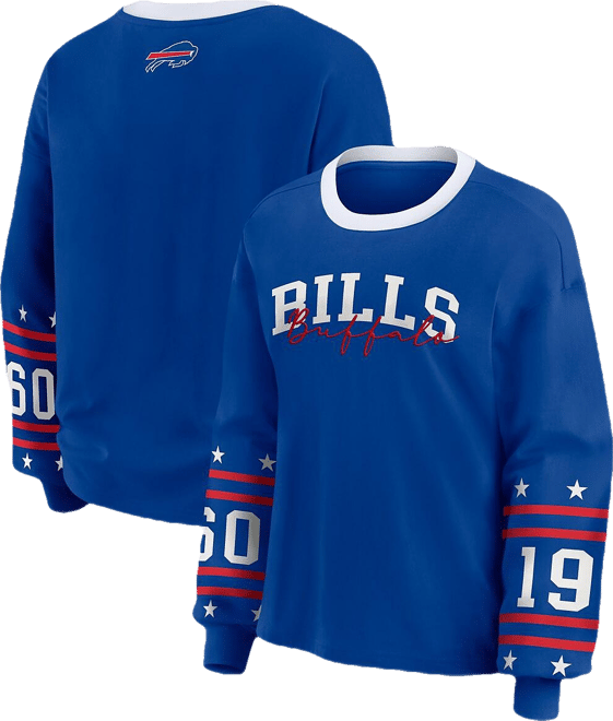 Women's Royal Buffalo Bills Sport Long-Sleeve T-Shirt