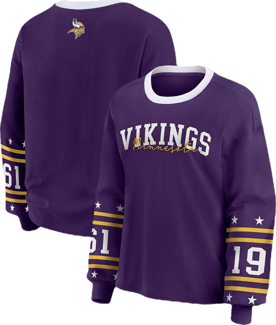 Women's Purple Minnesota Vikings Sport Long-Sleeve T-Shirt