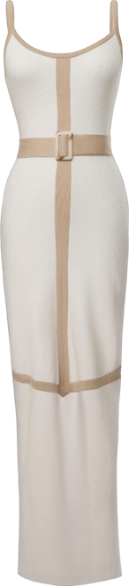 Women's Belted Cami Maxi Dress