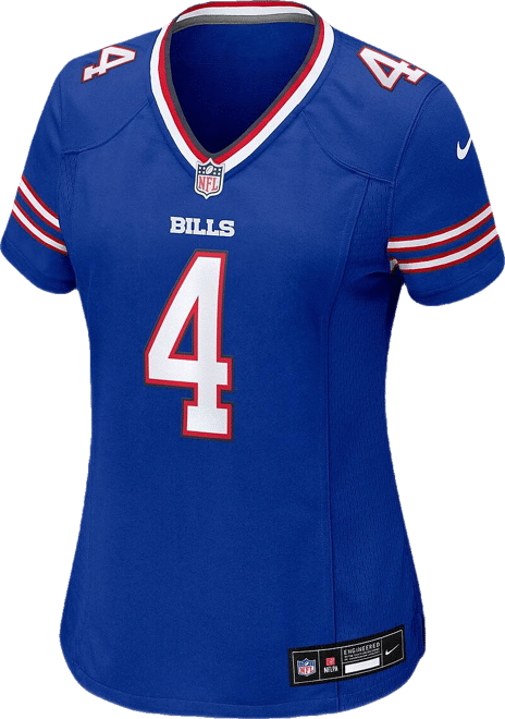 Women's James Cook Iii Royal Buffalo Bills Team Game Jersey