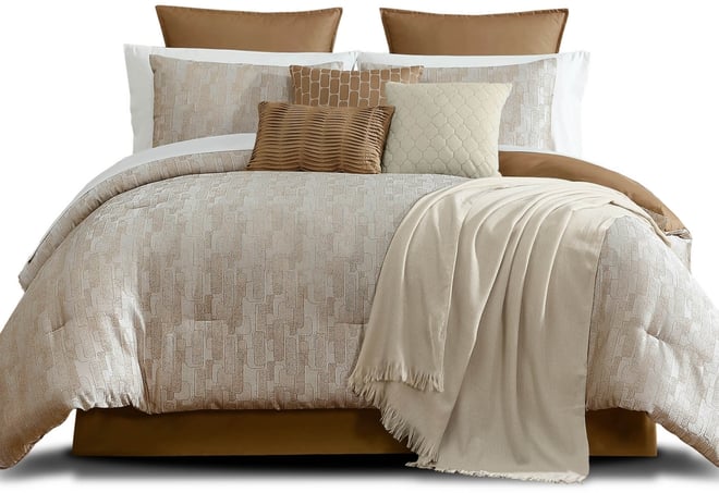 Hallmart Collectibles Rito Jacquard Woven 14-Pc. Comforter Set, Queen