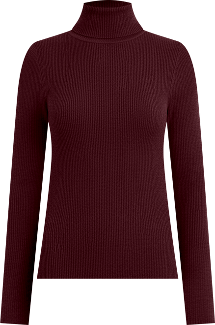Ribbed Turtleneck Sweater