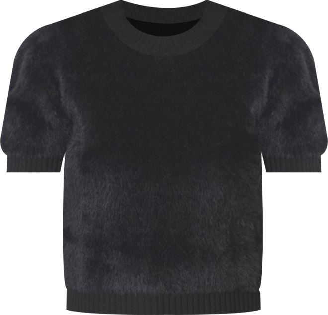 Women's Roman Eyelash Tee With Shoulder Pads