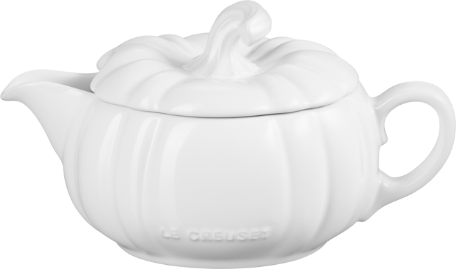 Stoneware Pumpkin 14-Oz. Gravy Boat with Lid