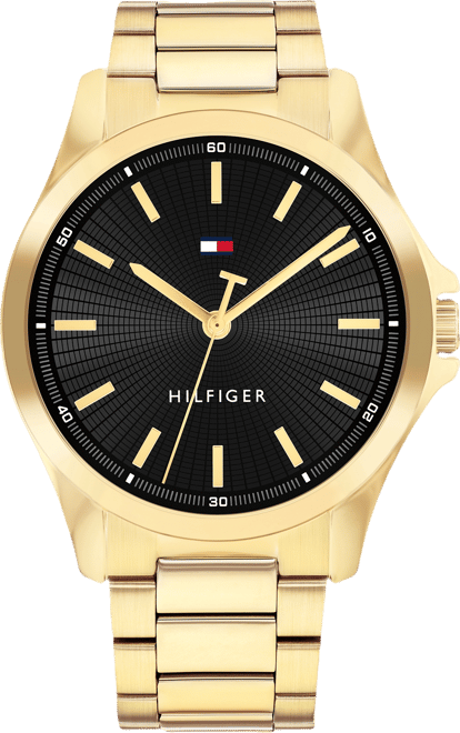 Men's Quartz Gold Tone Stainless Steel Bracelet Watch, 42mm