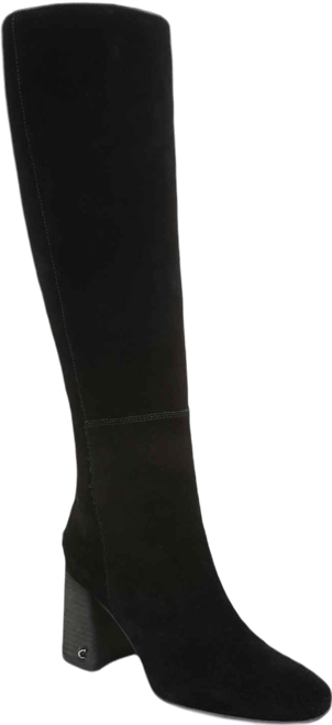 Women's Billie Wide-Calf Knee-High Block-Heel Dress Boots