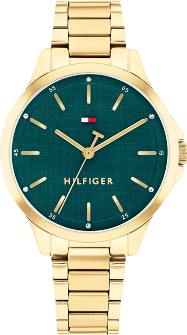 Women's Quartz Gold Tone Stainless Steel Bracelet Watch, 34mm