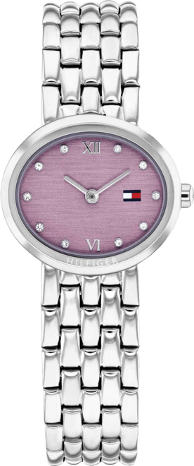 Women's Quartz Silver Tone Stainless Steel Bracelet Watch, 25mm