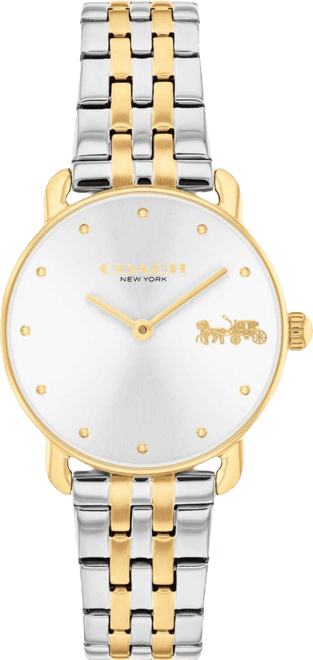 Women's Elliot Two Tone Stainless Steel Bracelet Watch, 28mm