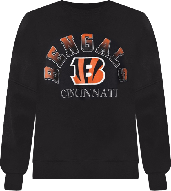 Women's Black Cincinnati Bengals Oversized Feud Sweatshirt