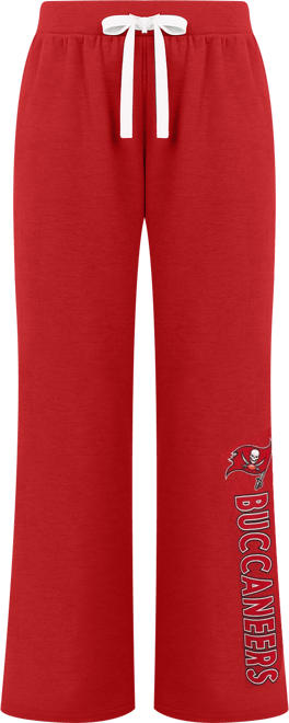Women's Red Tampa Bay Buccaneers Field Wide Leg Sweatpants