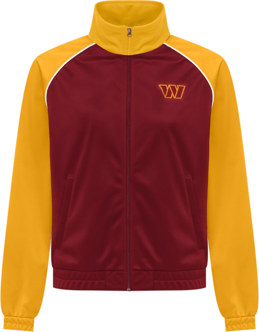 Women's Burgundy Washington Commanders Replay Full-Zip Track Jacket